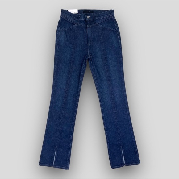 Joe's THE ALEXIS bootcut jeans size 31 with front slits dark blue - Picture 11 of 12